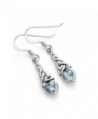 Sterling Silver Celtic Gemstone Earrings