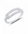 Sterling Silver Bar Statement Ring