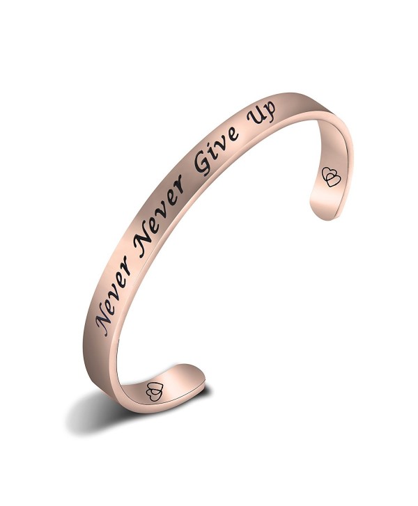 ZuoBao Bracelet Inspirational Encouraging Adjustable - Rose Gold - CB1887T3EWC