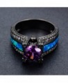 Rongxing Jewelry Womens Amethyst Promise in Women's Wedding & Engagement Rings