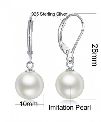 Dangle Earrings Sterling Hypoallergenic Imitation