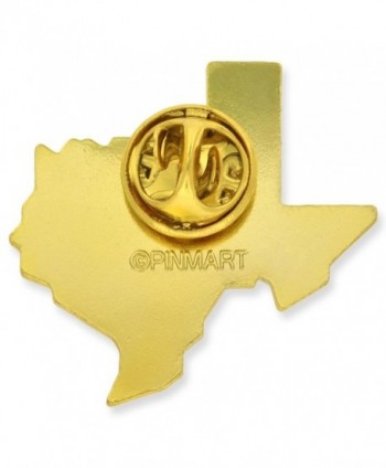 PinMarts State Shape Texas Lapel in Women's Brooches & Pins