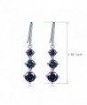 Mystic topaz Earrings Rainbow Zirconia DE0092M