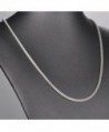 VALYRIA Silver Stainless Necklace Inches in Women's Chain Necklaces