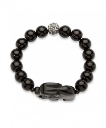 Genuine Elephant Simulated Crystal Bracelet