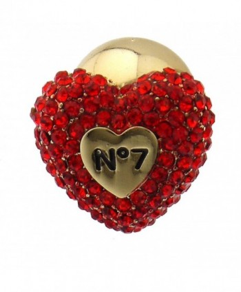 Valentines crystal peekaboo button earrings in Women's Ball Earrings