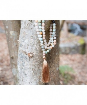 Necklace Amazonite Aventurine Statement Meditation