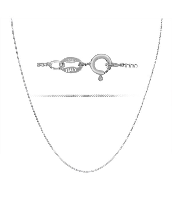 Rhodium Plated Sterling Silver Necklace - rhodium-plated-silver - CH11ZP3M1LZ