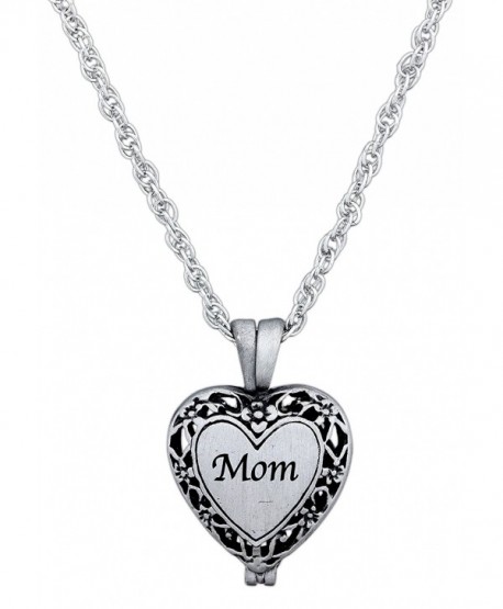 CA Gift Memorial Urn Locket Necklace with Vial for Ashes on 23" Rope Chain - CY12J51R0F9