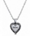 CA Gift Memorial Urn Locket Necklace with Vial for Ashes on 23" Rope Chain - CY12J51R0F9