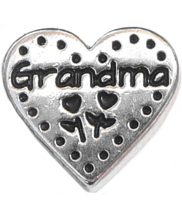 Grandma Stitch Heart Floating Locket Charm - CD11OPMCK8B