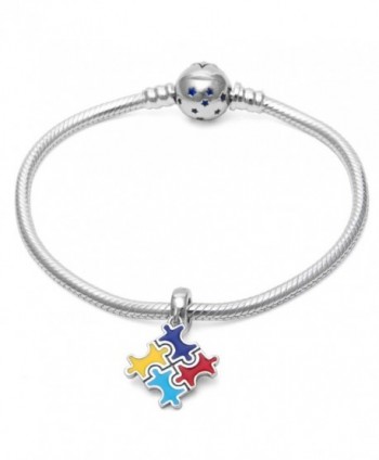 Hoobeads Colorful Sterling European Bracelet in Women's Charms & Charm Bracelets