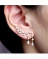 EVERU Jewelry Crystal Plated Earrings in Women's Cuffs & Wraps Earrings