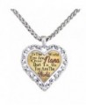 Nana You Are The World To Us Silver Chain Necklace Heart Jewelry Grandmother - C512BP22LFZ