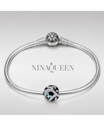 NinaQueen Butterfly Sterling Christmas Anniversary in Women's Charms & Charm Bracelets