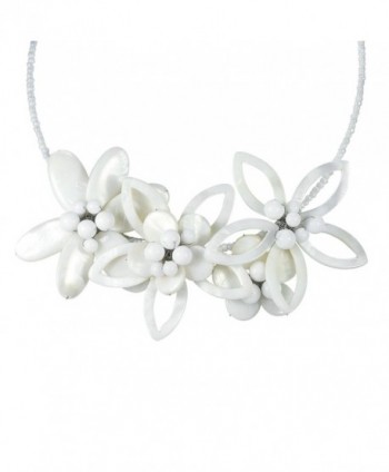 Modern Petals Feminine Flowers Necklace in Women's Choker Necklaces