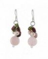 NOVICA Cultured Freshwater Pearl and Dyed Quartz Earrings with Sterling Silver Hooks- 'Romantic' - C7118LE06CL