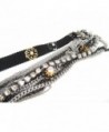 Juicy Couture Grosgrain Gunmetal Multi Strand