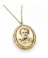 Edgar Allan Poe Scroll Cameo Locket Necklace - C511JDJ4VKL