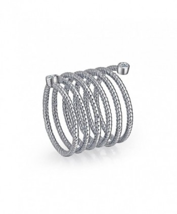 Bling Jewelry Stackable Rhodium Statement in Women's Statement Rings