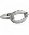 The Sak Womens Get Connected Organic Oval Spring Bracelet - Silver - C811OIVO09L