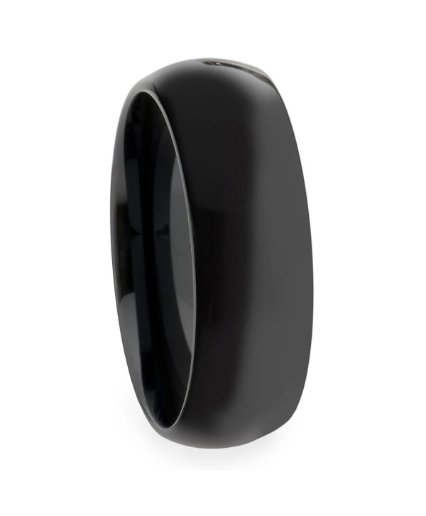 Black Ceramic Ring by CERAMIC GESTALT - 8mm - C8116ME42BX