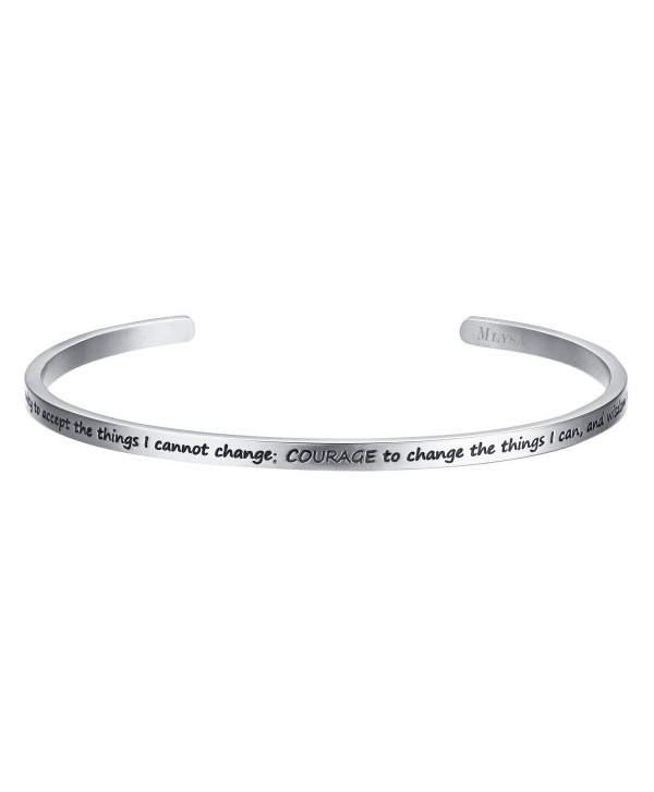 Shally Inspirational Gifts Jewelry for Women Cuff Bangle Gifts for Her- Sweetheart- Wife- Mom & Daughter - CL187ILD4QE