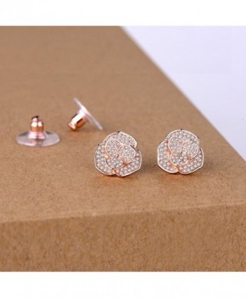 EVERU Fashion Jewelry Flower Earrings in Women's Stud Earrings