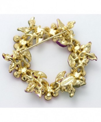 Akianna Gold tone Swarovski Crystals Patriotic in Women's Brooches & Pins