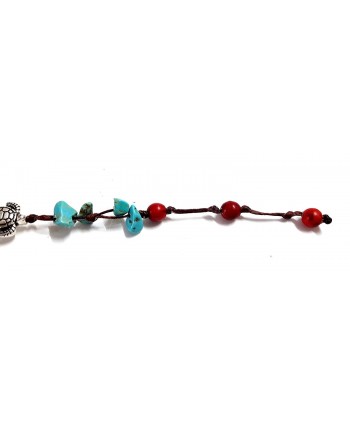 Anklet Bracelet Turtle Turquoise cm Handmade in Women's Anklets