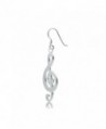 Sterling Silver Musical Polished Earrings in Women's Drop & Dangle Earrings
