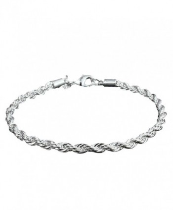 SusenstoneWomen Twisted Rope Solid Bangle Bracelet Chain Wristband - CI1296IW7UJ