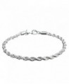 SusenstoneWomen Twisted Rope Solid Bangle Bracelet Chain Wristband - CI1296IW7UJ