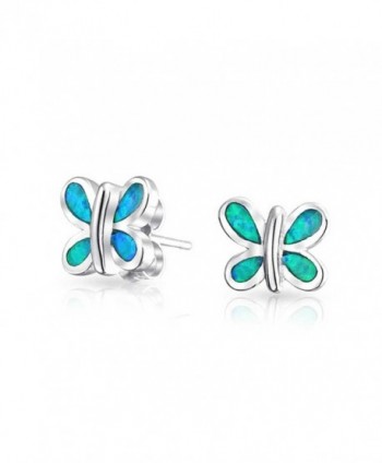 Bling Jewelry Simulated Butterfly earrings in Women's Stud Earrings