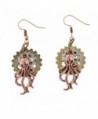 MagiDeal Vintage Steampunk Women Earring Long Earring Octopus Dangle Drop Gothic Jewelry - Antique Copper - CM12LW9X48J