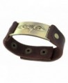 Buddha Eyes Bracelet- Leather- Adjustable - C5117F5L22F