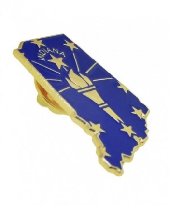 PinMarts State Shape Indiana Lapel