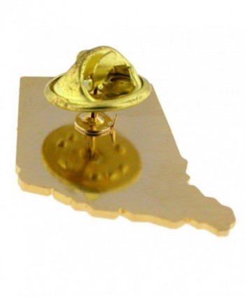 PinMarts State Shape Indiana Lapel in Women's Brooches & Pins