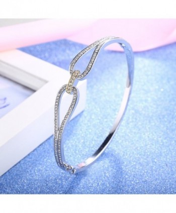 Angelady Infinity Bracelet Zirconia Jewelry in Women's Bangle Bracelets