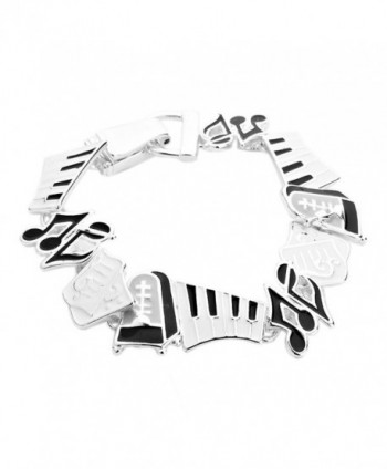 Rosemarie Collections Women's Music Lover Grand Piano Magnetic Clasp Bracelet - CM11T27ON6B