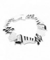 Rosemarie Collections Women's Music Lover Grand Piano Magnetic Clasp Bracelet - CM11T27ON6B