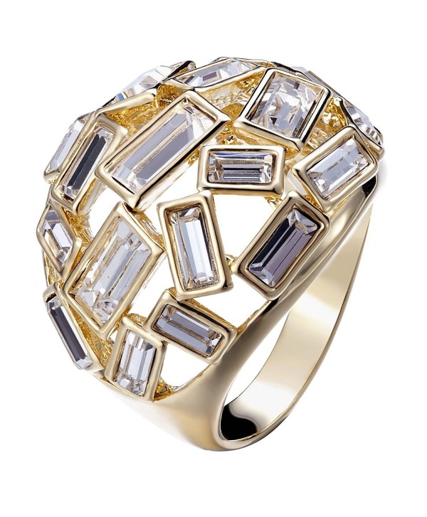 FAPPAC Bold Statement Ring Enriched with Swarovski Crystals - CD12JVVXN3B