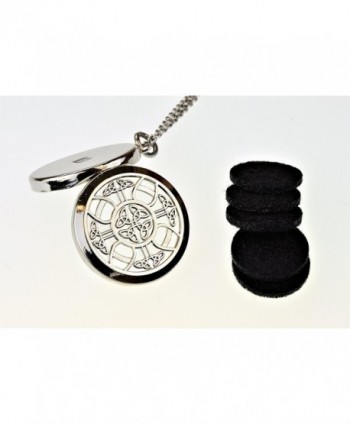 Aromatherapy Essential Diffuser Necklace Pendant in Women's Lockets