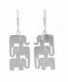NOVICA .925 Sterling Silver Dangle Hook Earrings- 'Elephant Stack' - CH114IRYD3X
