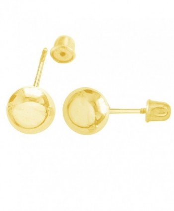 Yellow Earrings Screw Backs Millimeters in Women's Ball Earrings