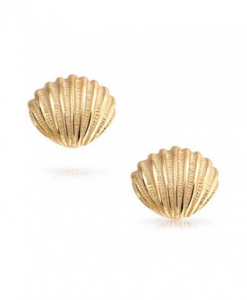 Bling Jewelry Nautical Seashell earrings in Women's Stud Earrings