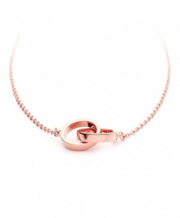 Infinity Interlocking Circles Necklace Extender