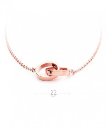 Infinity Interlocking Circles Necklace Extender in Women's Pendants