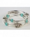 Seller Pearl Silver Slinky Bracelet