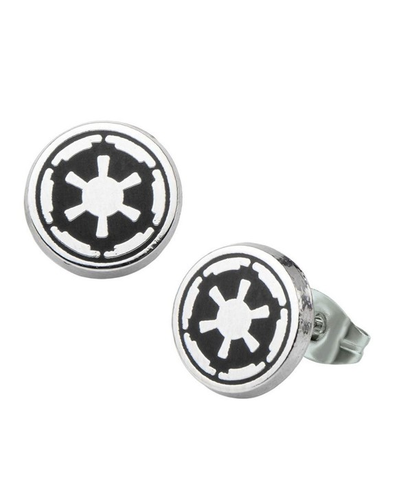 Galactic Empire Symbol Star Wars Stainless Steel Stud Earrings - CR1289FHAN3